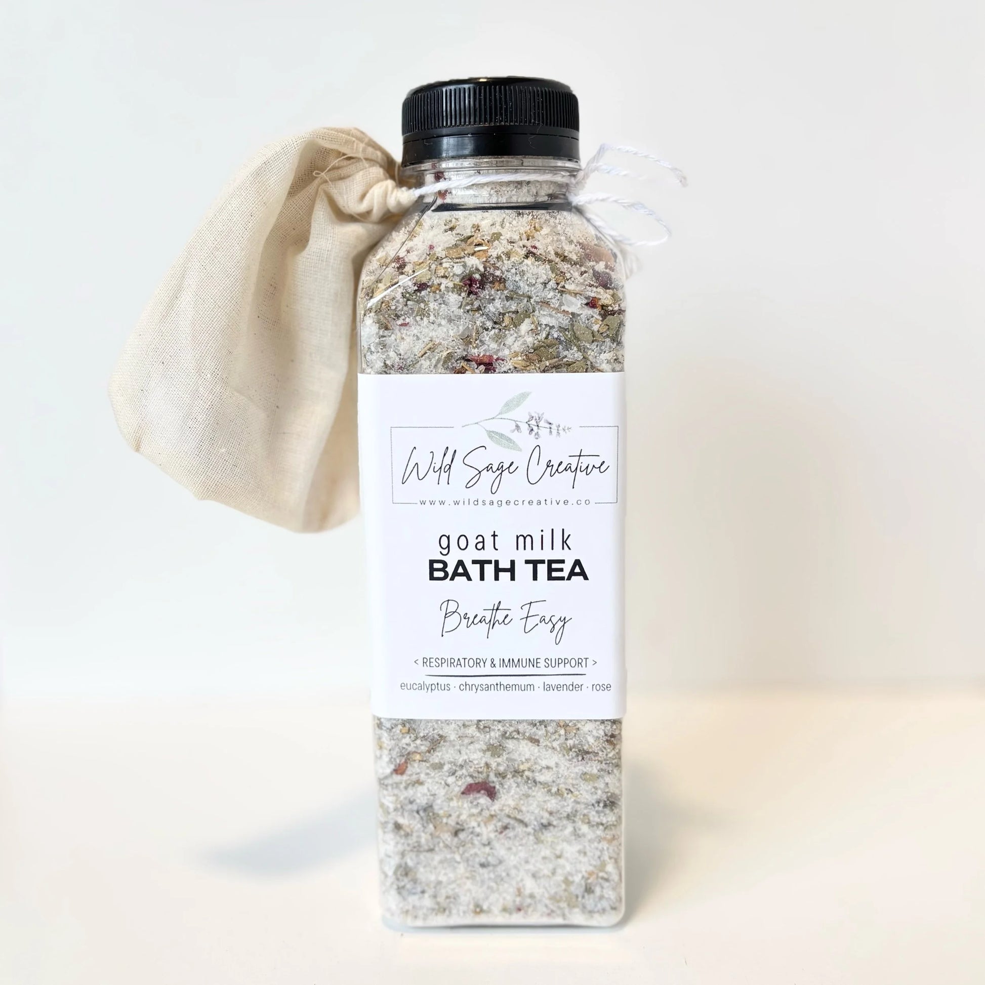 Breathe Easy Goat Milk Bath Tea